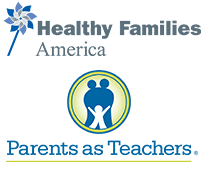 Healthy Families America and Parents as Teachers logos