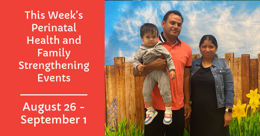 Upcoming events this week