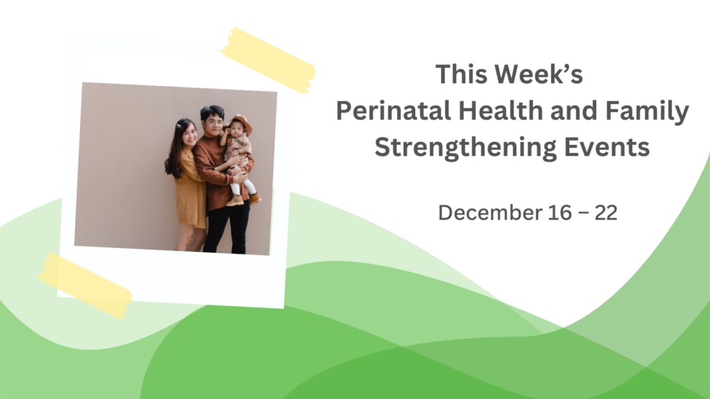 Upcoming events this week